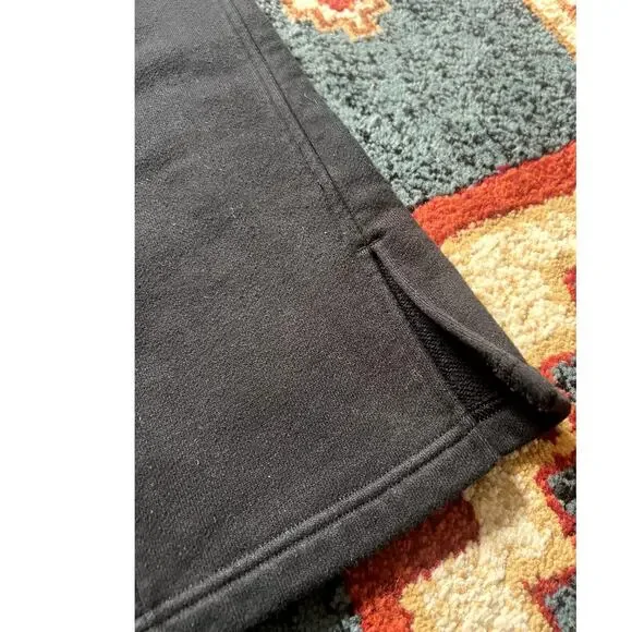 Alo Yoga High Waisted Straight Leg Black Free Time Sweatpants Size XS/S - Picture 4 of 5